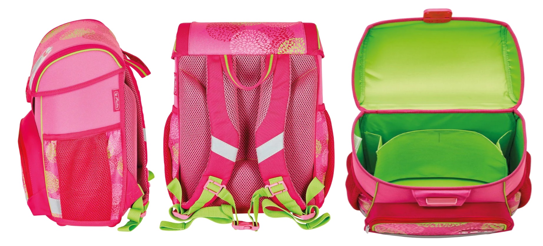 Ergonomiczny Tornister Loop Plus Bloomy Horse worek piórnik saszetka 4w1 Marka Herlitz