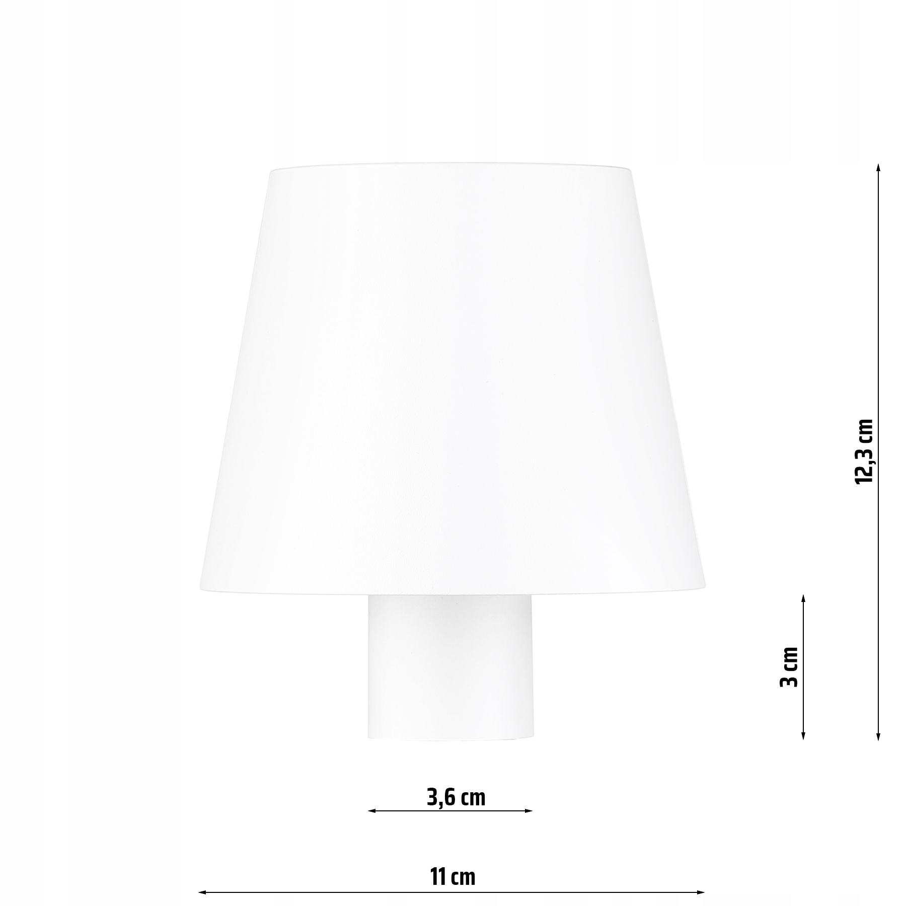 BEZPRZEWODOWA LAMPKA NOCNA DOTYKOWA LED NA BUTELKĘ WINO ŚCIEMNIANA 3 TRYBY Kolor biały