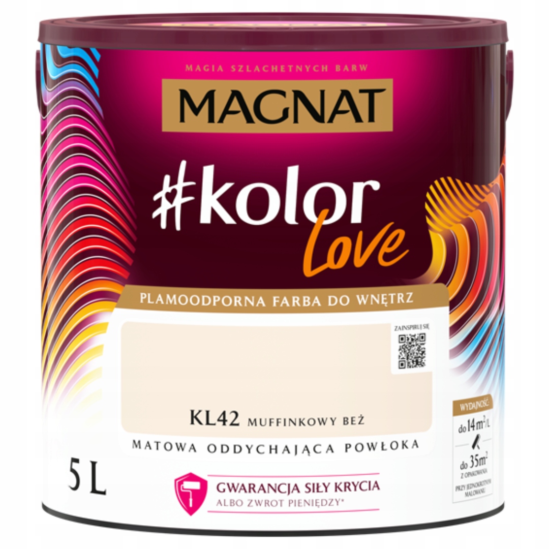 Magnat Kolor Love KL42 muffinkowy beż mat 5L