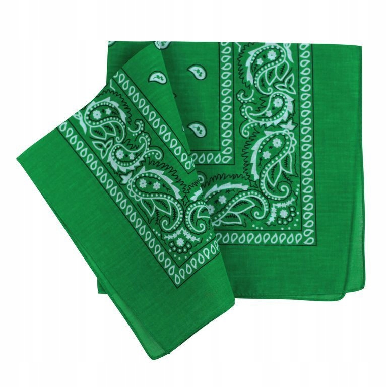 BANDAMKA BANDANA CHUSTKA CHUSTA APASZKA ZIELONA