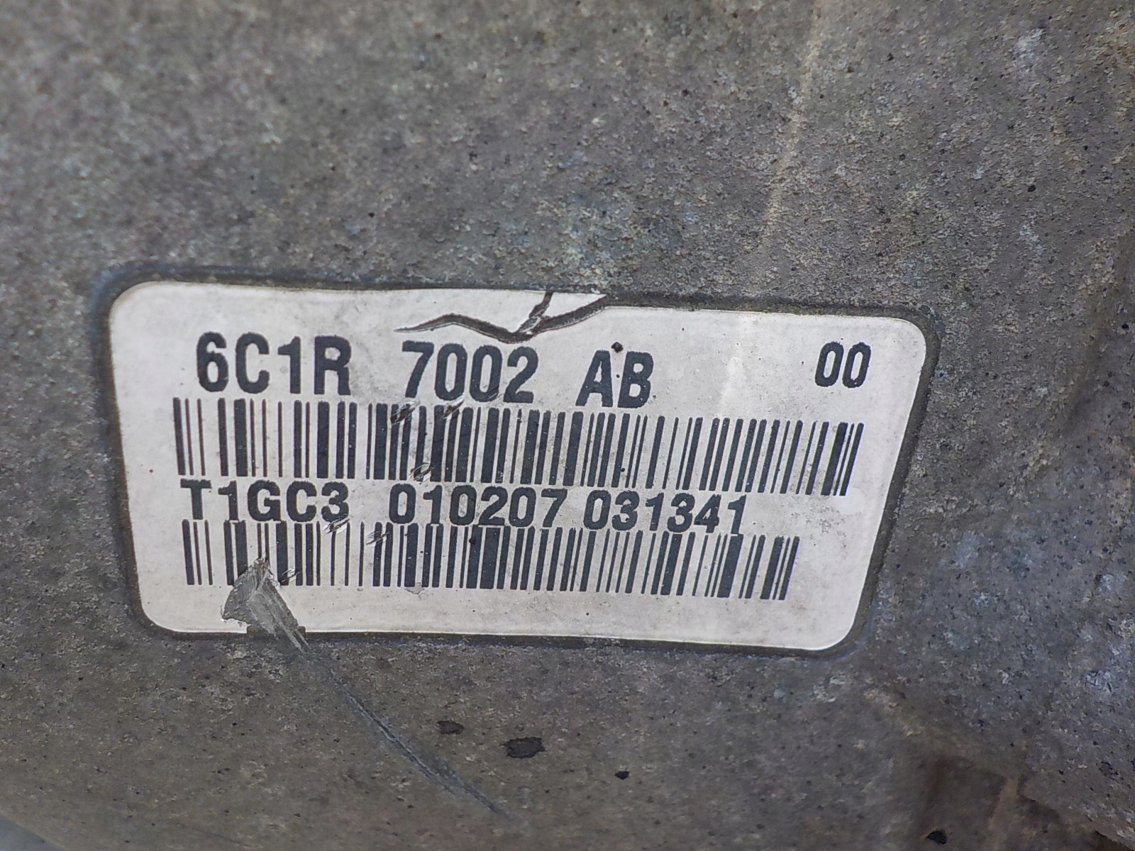 FORD TRANSIT VII getriebe 6C1R7002AB