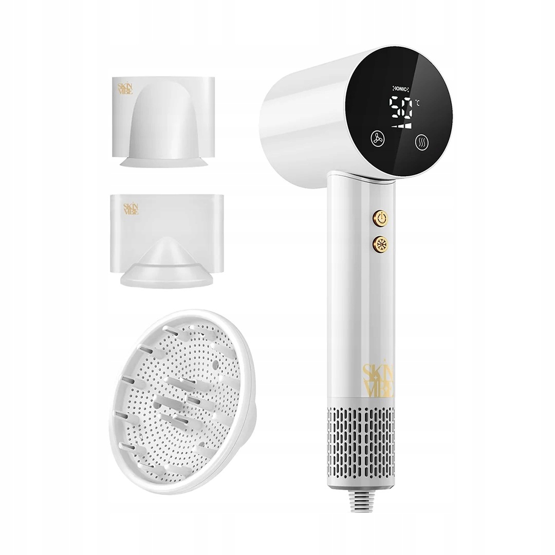 Sušička vlasov SkinVibe Libra AirLoom Biela 3 magnetické trysky