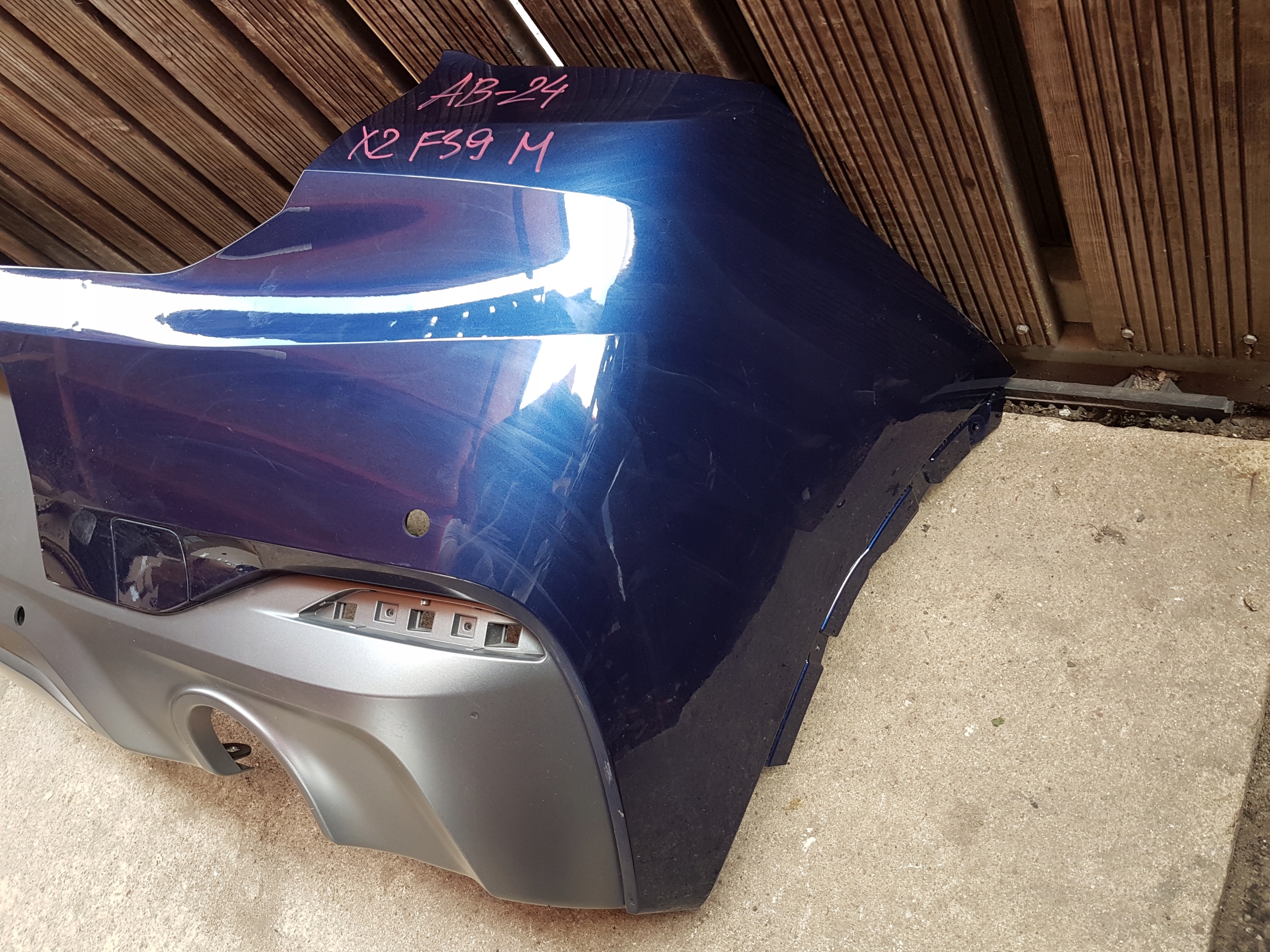 bumper rear BMW X2 F39 m-packet