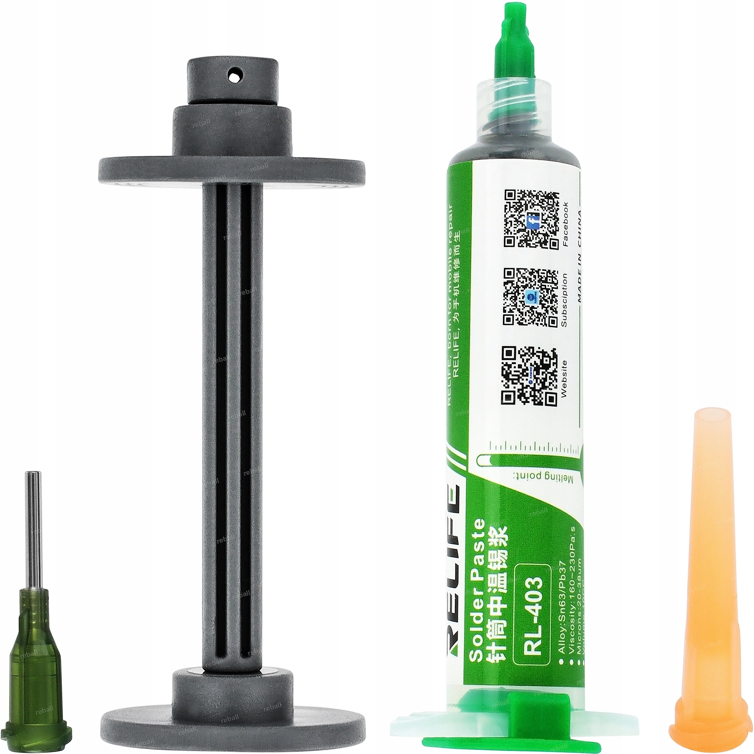 Паяльная паста олово RL-403 35 г игла соковыжималка