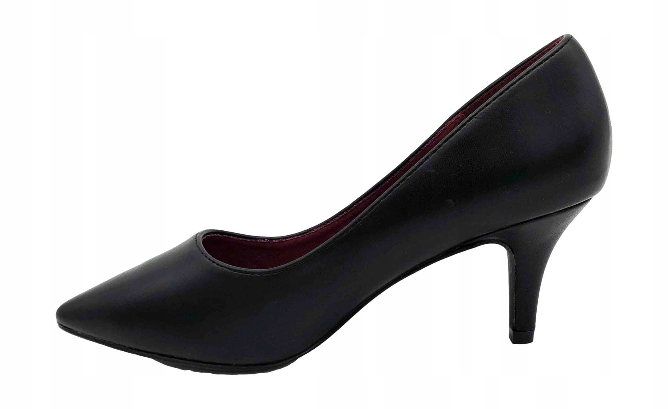 

Buty Damskie Szpilki na obcasie Skóra Czarne *36