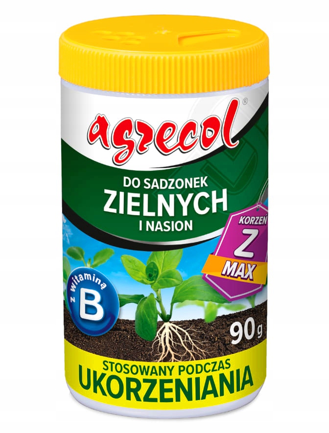 

Nawóz Ukorzeniacz Sadzonki Zielone 90 g Agrecol