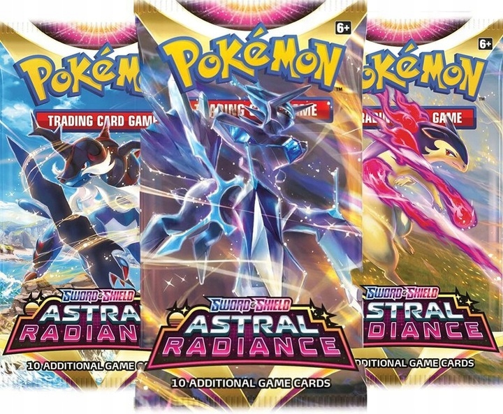 

Karty Pokemon Go Astral Radiance 10 szt Pojedyńcze