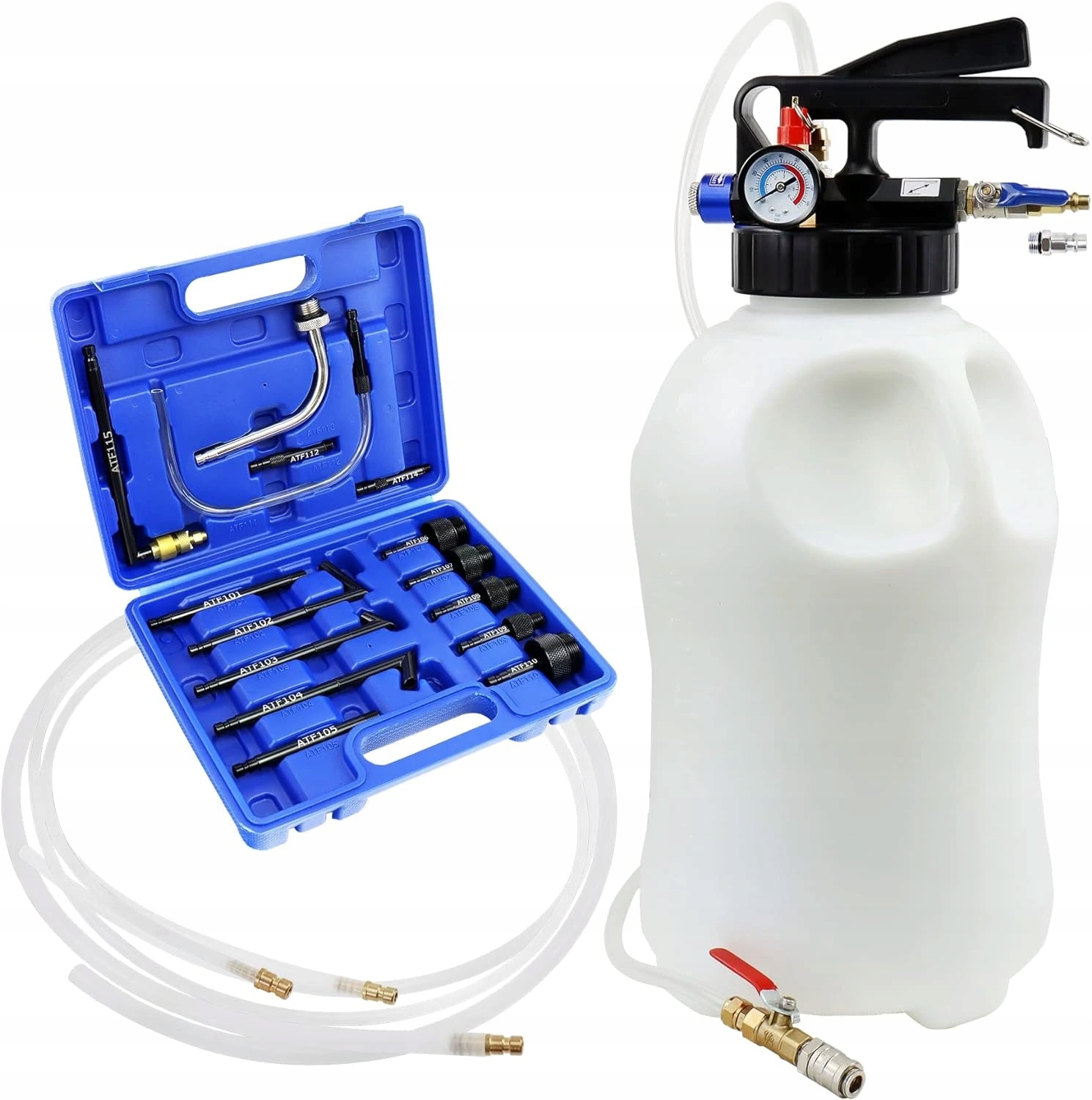 Matabro MB-OIL03, Plnička oleja prevodoviek 10L 13 adaptérov