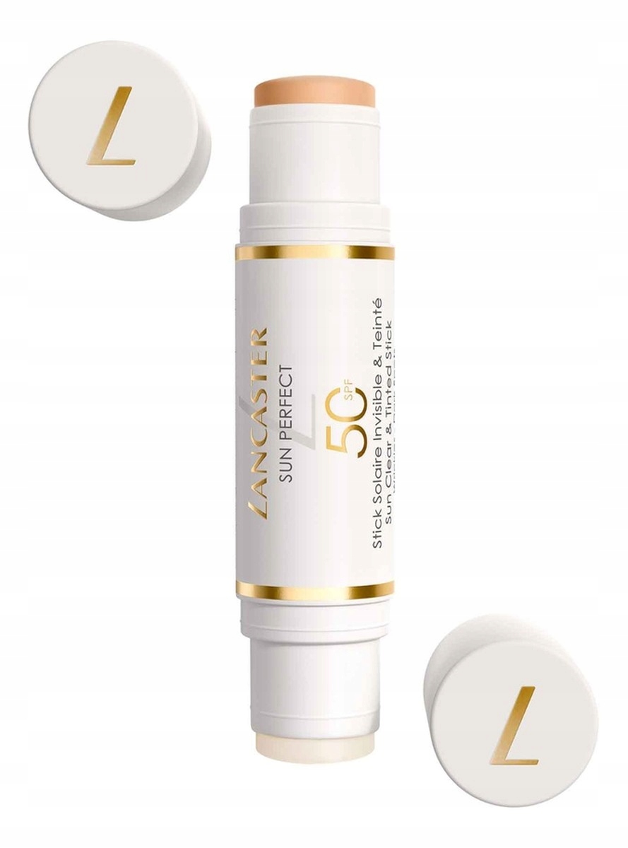 Lancaster Sun perfect clear tinted spf50 opalovací tyčinka 2v1 12 g