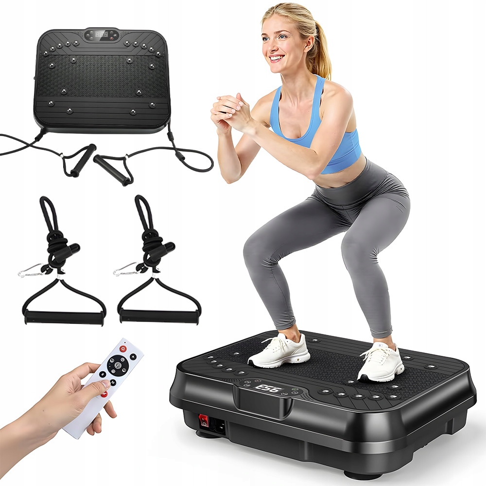 Wibracyjna Mata Treningowa Mini Z Linkami Tpe Do Domu Biura