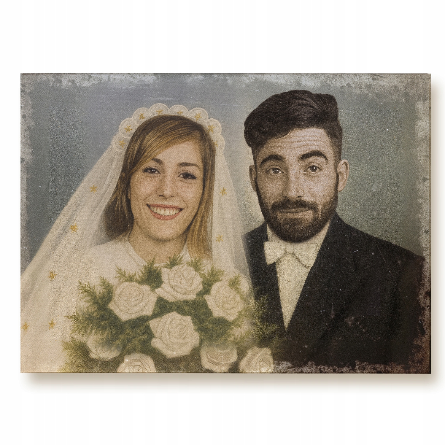 Monidło Obraz ze Zdjęcia na Płótnie w Ramie Canva na Ślub 50x70