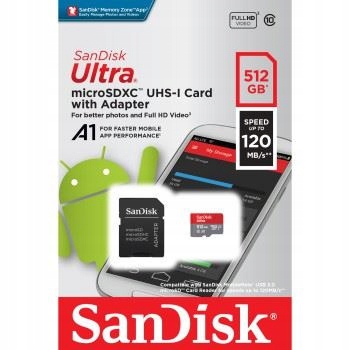 SANDISK ULTRA microSDXC 512 GB SDSQUA4-512G-GN6MA
