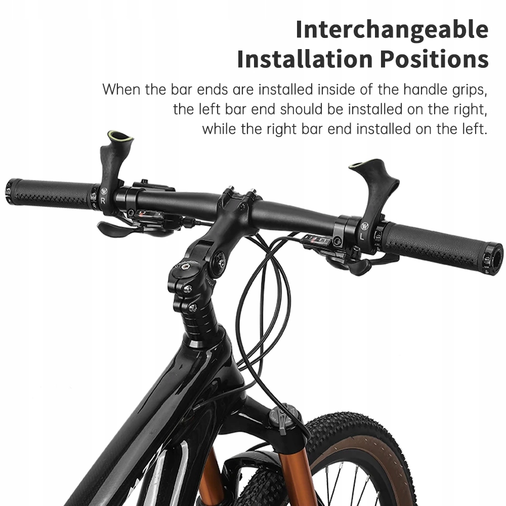 Fluorescencyjne uchwyty rowerowe Długość 100 mm