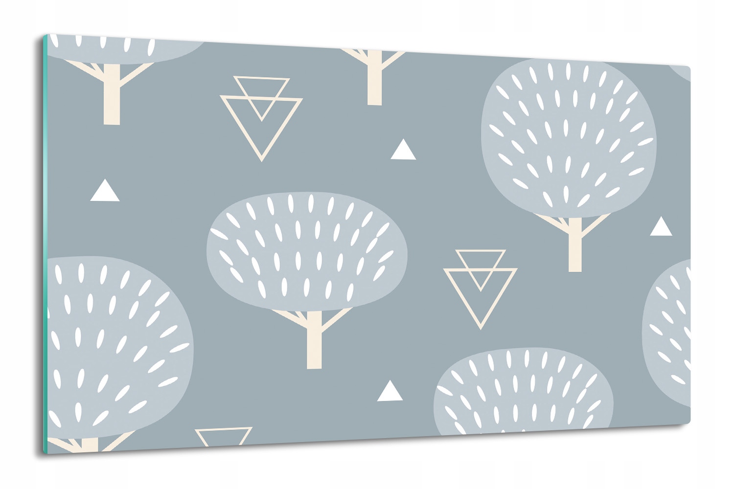 Krytka splashback 80x52 ze skla Stromy zimní vzor