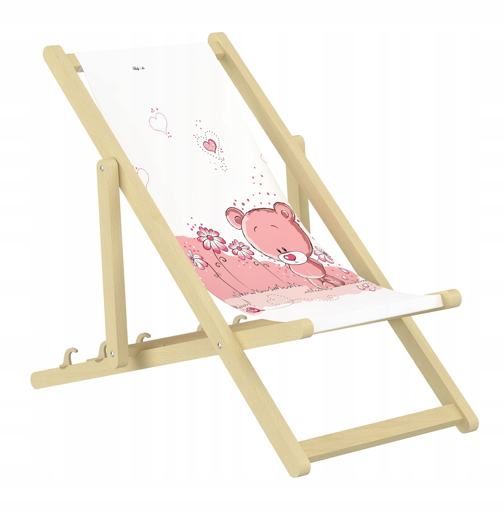 LEŻAK DZIECIĘCY dla dzieci OGRODOWY PLAŻOWY 1+2 grafiki drewniany Rodzaj Leżaczek