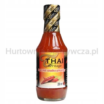 Levně Thajská bylinná Omáčka Chilli Sladko pikantní 200 ml