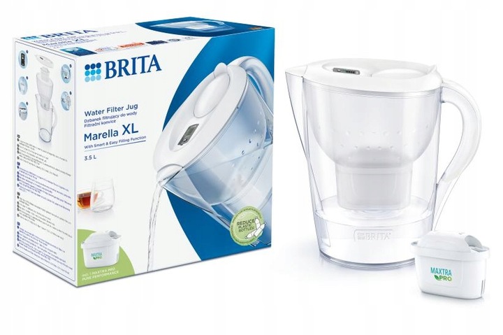 Dzbanek filtrujący Brita Marella XL 3,5 l biały z 1 wkładem Maxtra Pro Pure