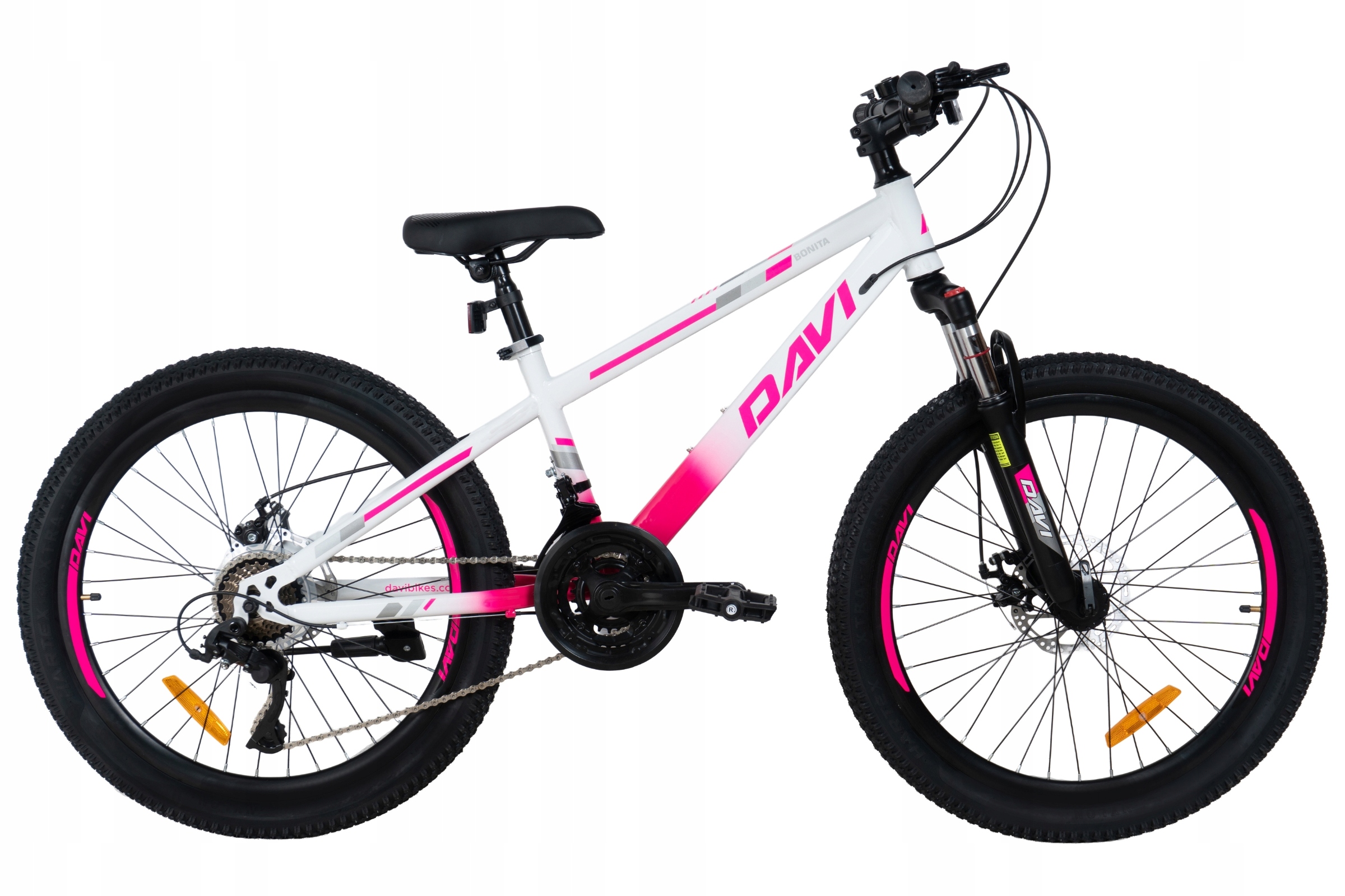 Dětské Kolo 24" Horský Mtb Rám 11" Celý Dívčí Davi Bonita