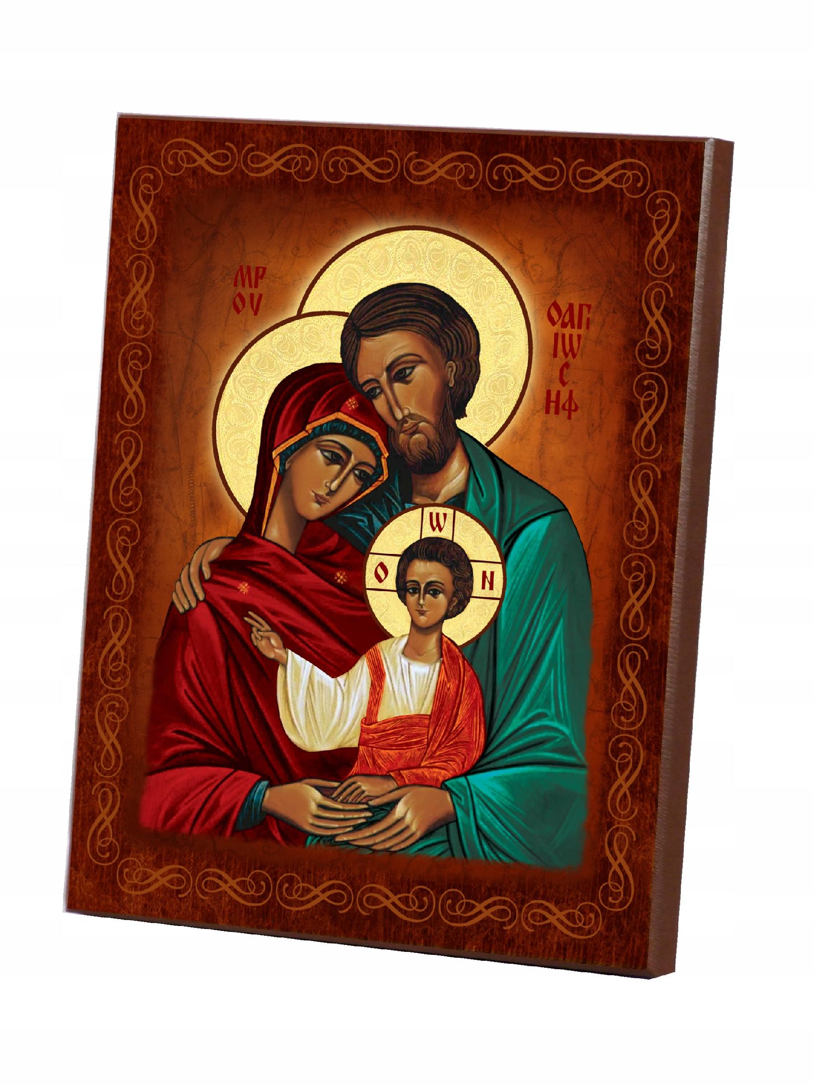 

Ikona Obraz Święta Najświętsza Rodzina 25X31cm