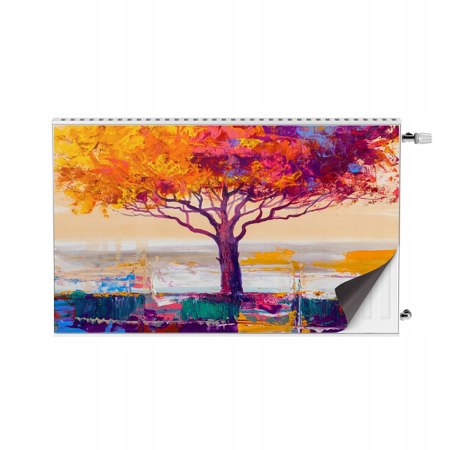 Kryt na radiátor 100x60 Dřevo vícebarevný