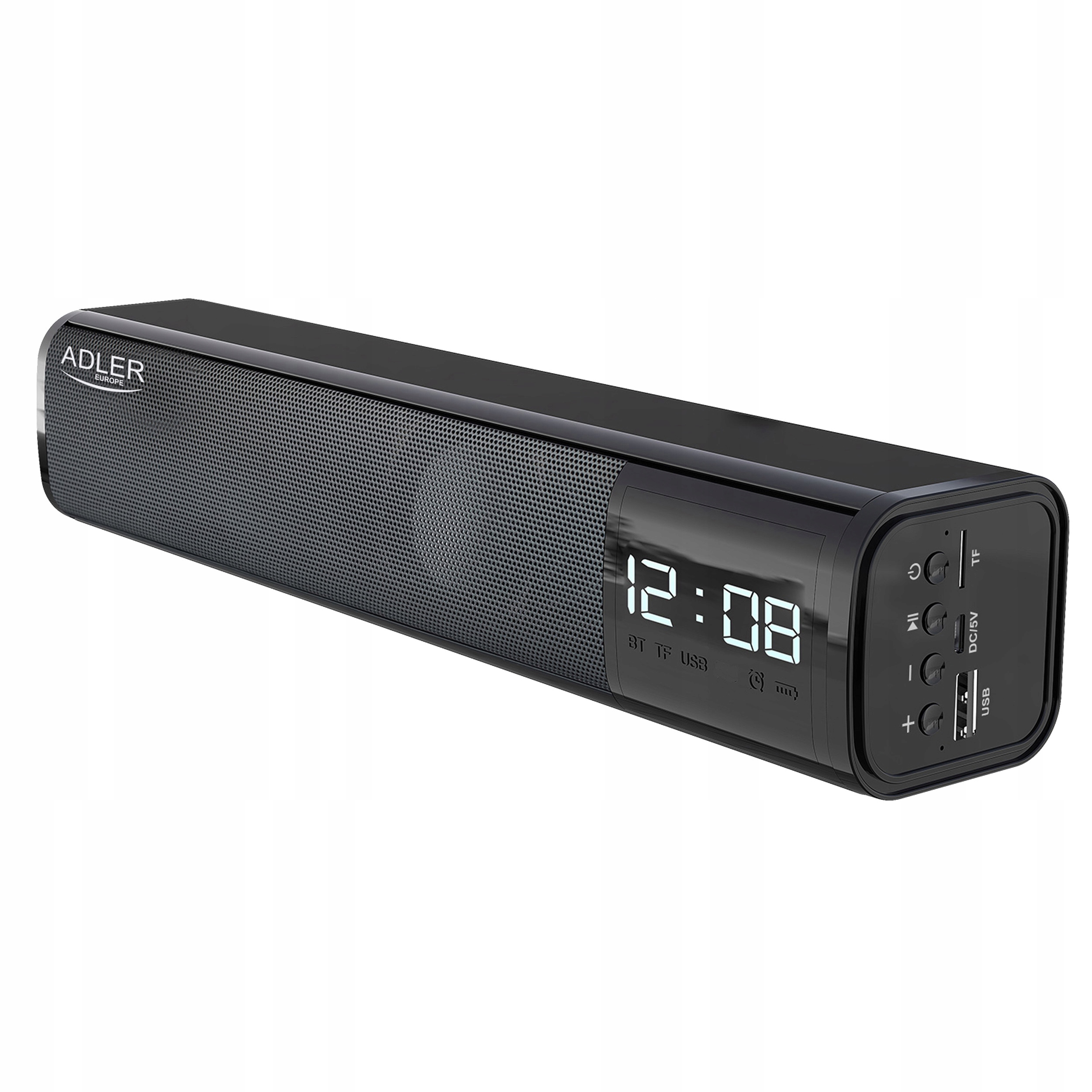 Soundbar z Budzikiem Bluetooth 5.0 AD 1191 Stereo 2x5W USB/SD