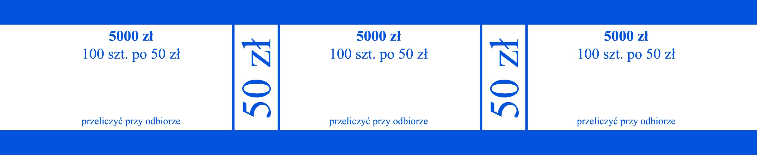 BANDEROLA DO BANKNOTÓW – nominał 50 zł