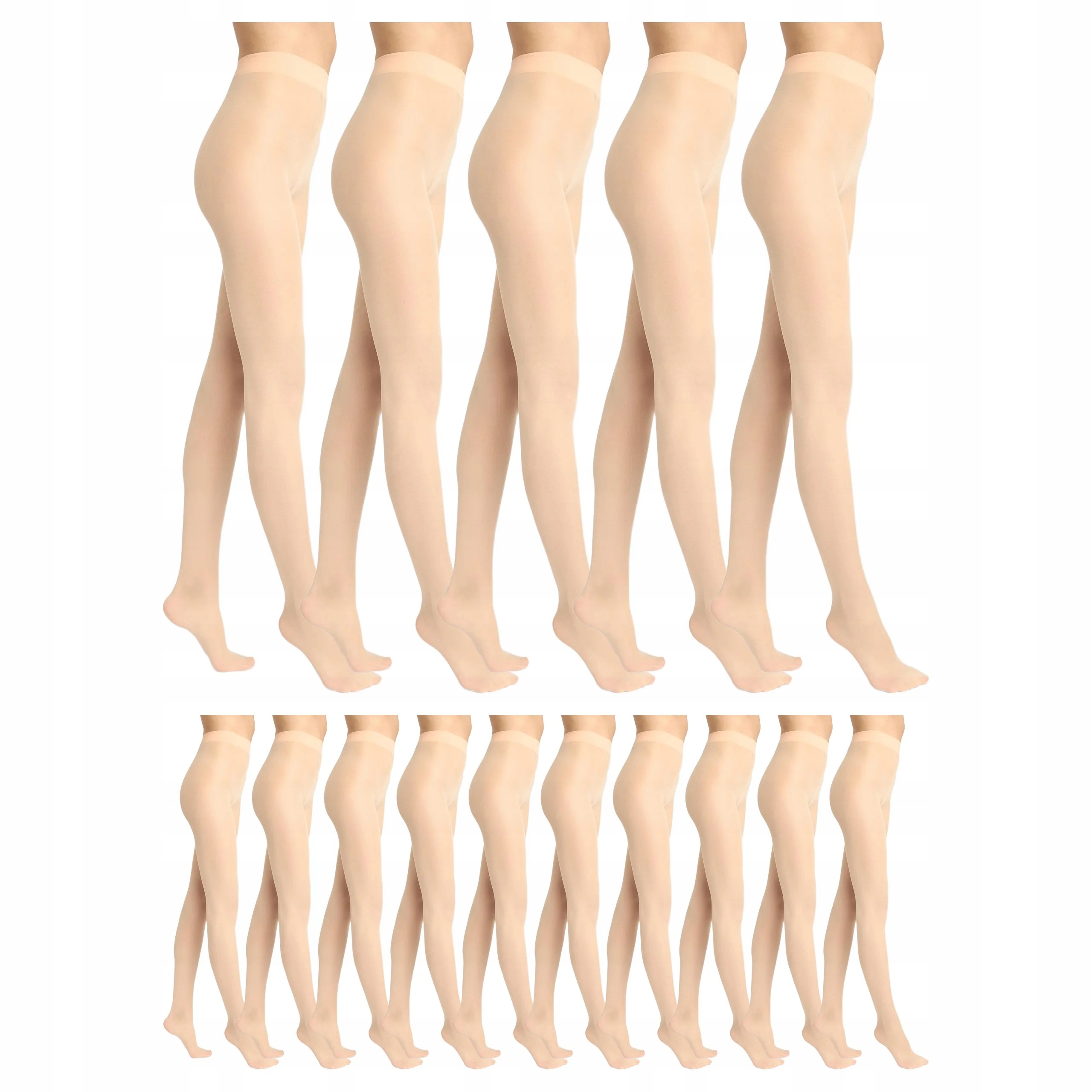 15 x Punčocháče Matné polokrycí Tonic 20 Marilyn 1/2 Peach Fuzz