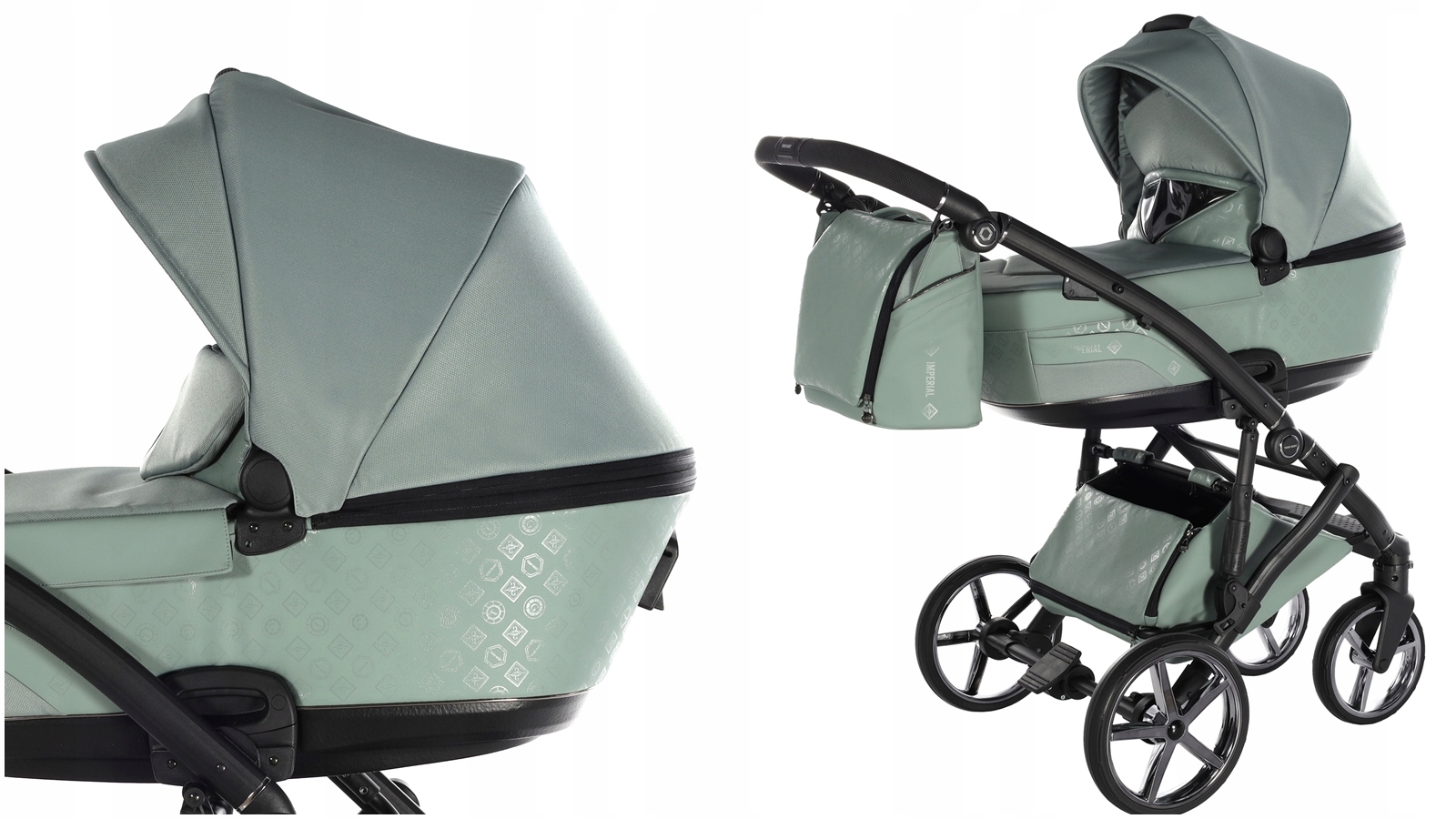 TAKO Imperial New Wózek Dla Dziecka 4w1 07 | nosidełko COSMO + baza isofix Model Imperial NEW