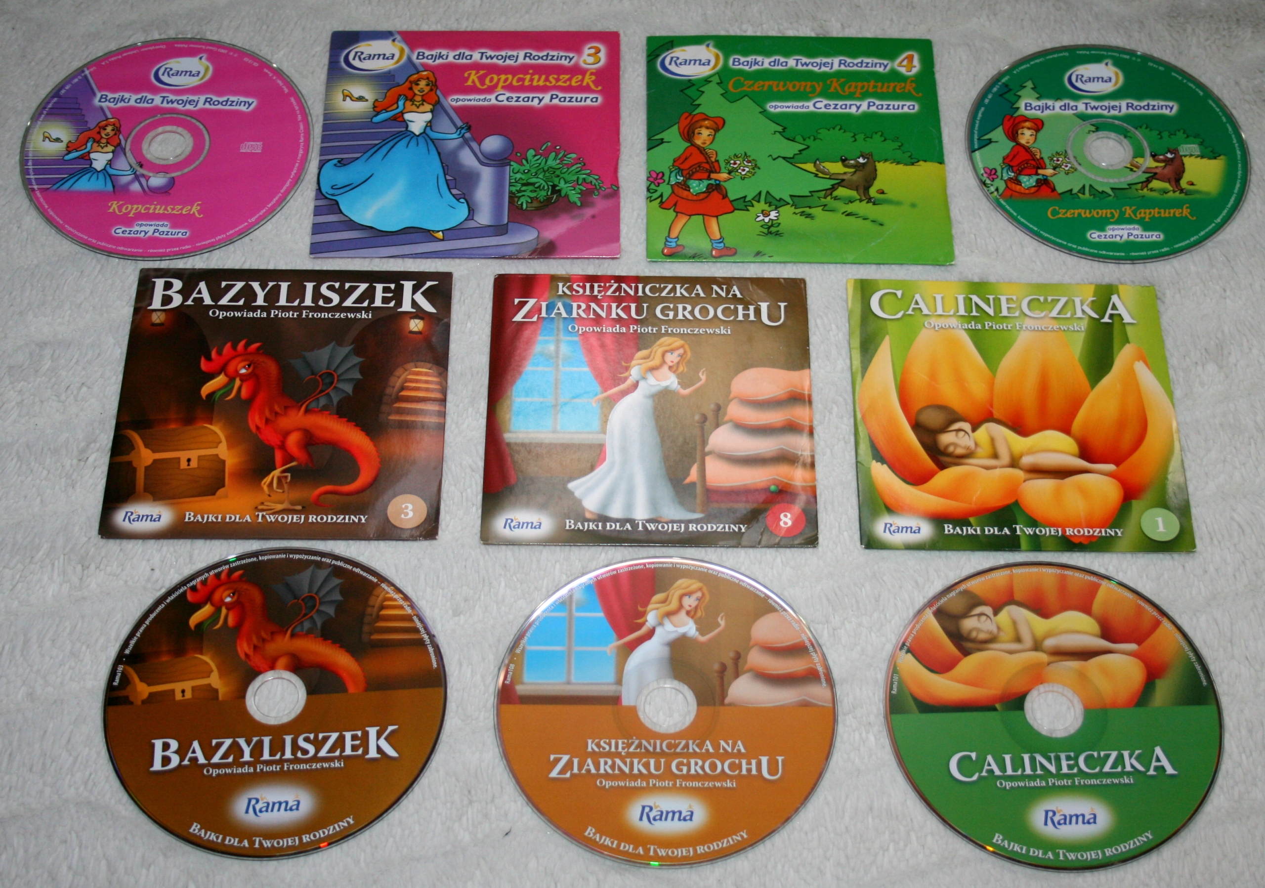 BAJKI DLA TWOJEJ RODZINY AUDIOBOOK 5 PŁYT CD Język publikacji polski