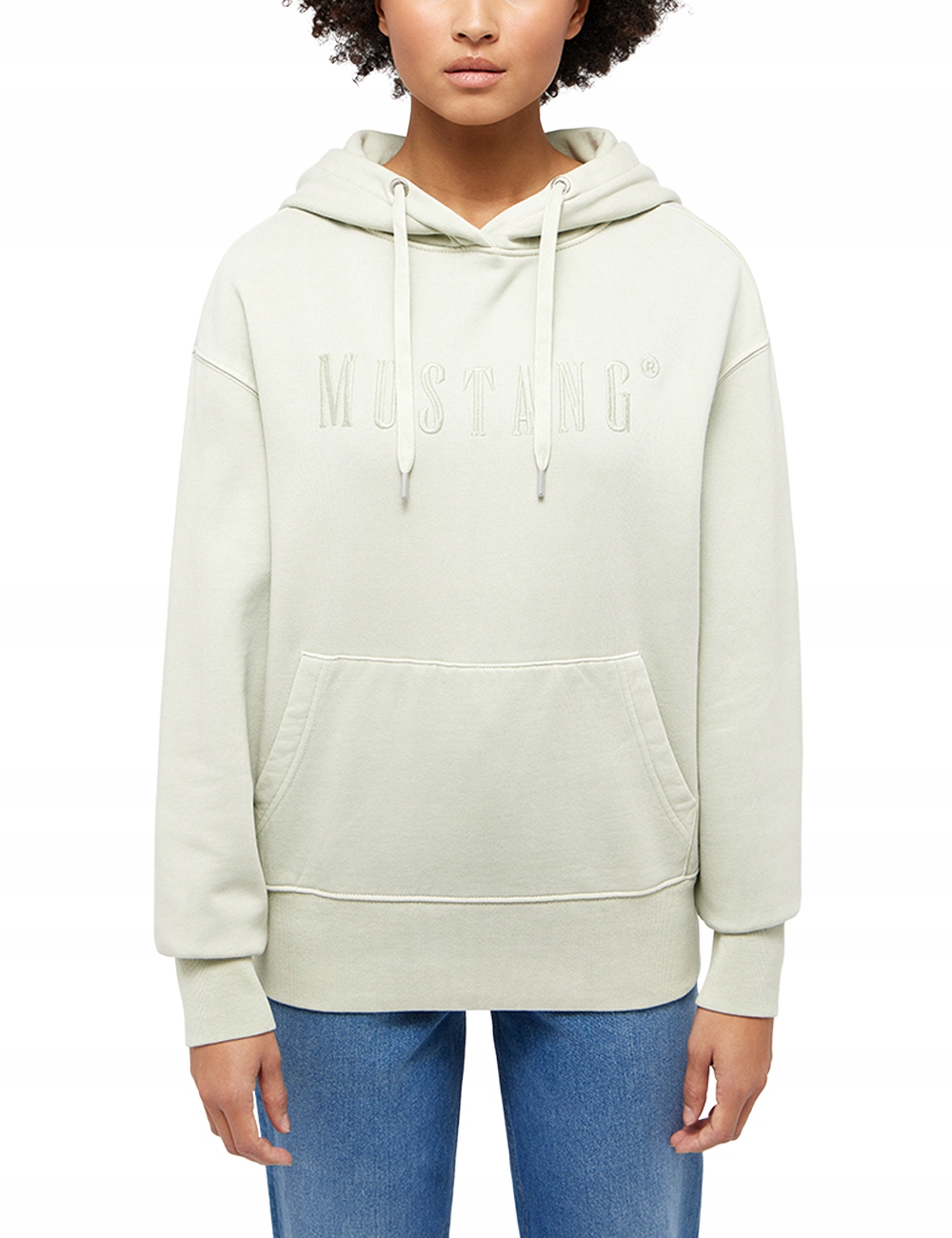 Mustang Dámská Mikina S Kapucí (klokanka) Oversize M