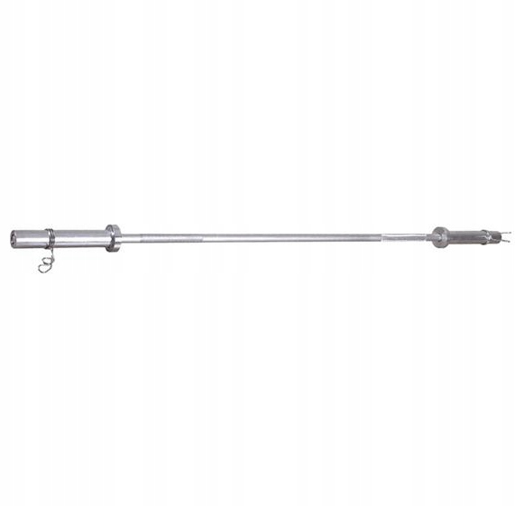 Gryf prosty olimpijski zaciski sprężynowe 16,2 kg 200 cm Hms GOP200