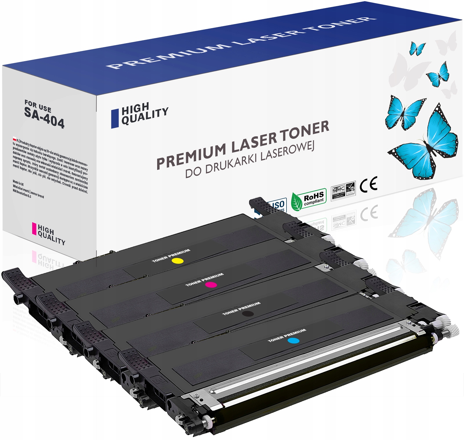 4X Tonery Pro Samsung C430 W C480 W C480 Fw CLT-K404 S CLTK404 C404 S M404 S Y404 S