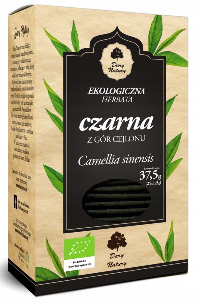 Dary Natury Čaj černý Bio (25 x 1,5 g) 37,5 g