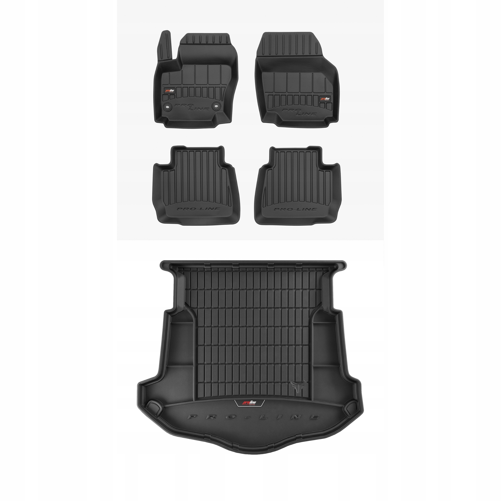Frogum 3D Sada gumových koberců a rohože s logem pro Ford Mondeo IV 2007-2014