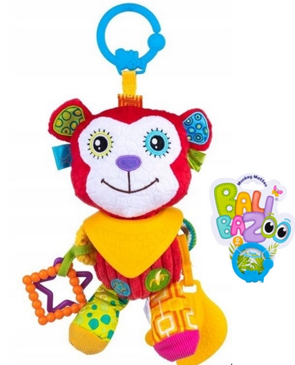 ZAWIESZKA do wózka zwierz MAŁPKA Maskotka Dumel 0+