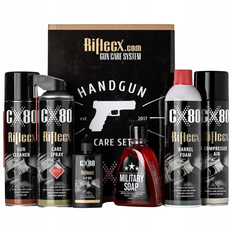 Sada pro údržbu a čištění zbraní Riflecx Handgun Set