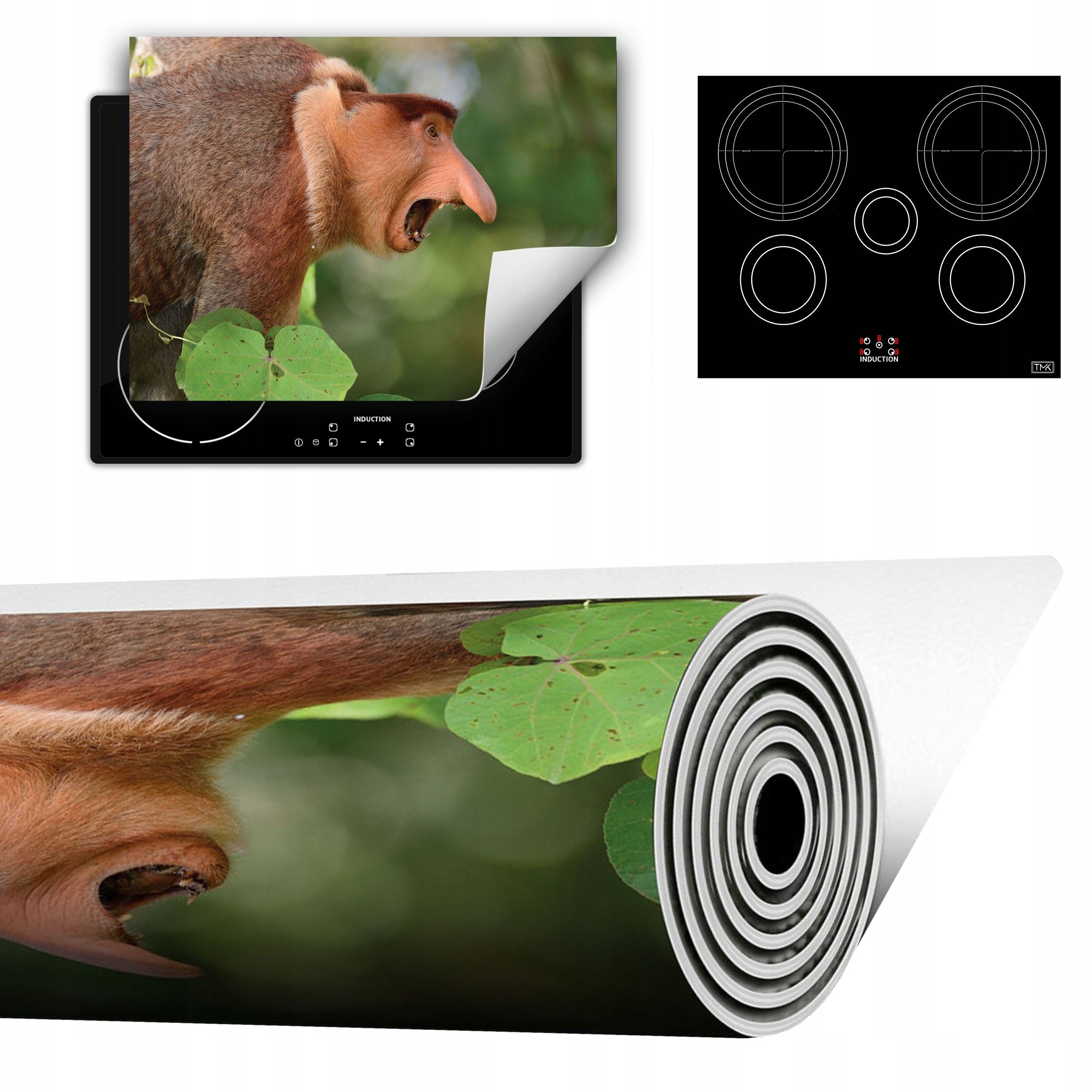 Vinylová Podložka Do Kuchyně Více Místa 70x52 Opička les