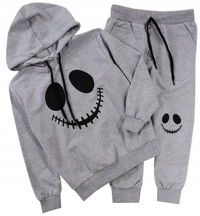 DRES KOMPLET SPODNIE BLUZA KAPTUR DUSZEK J133K