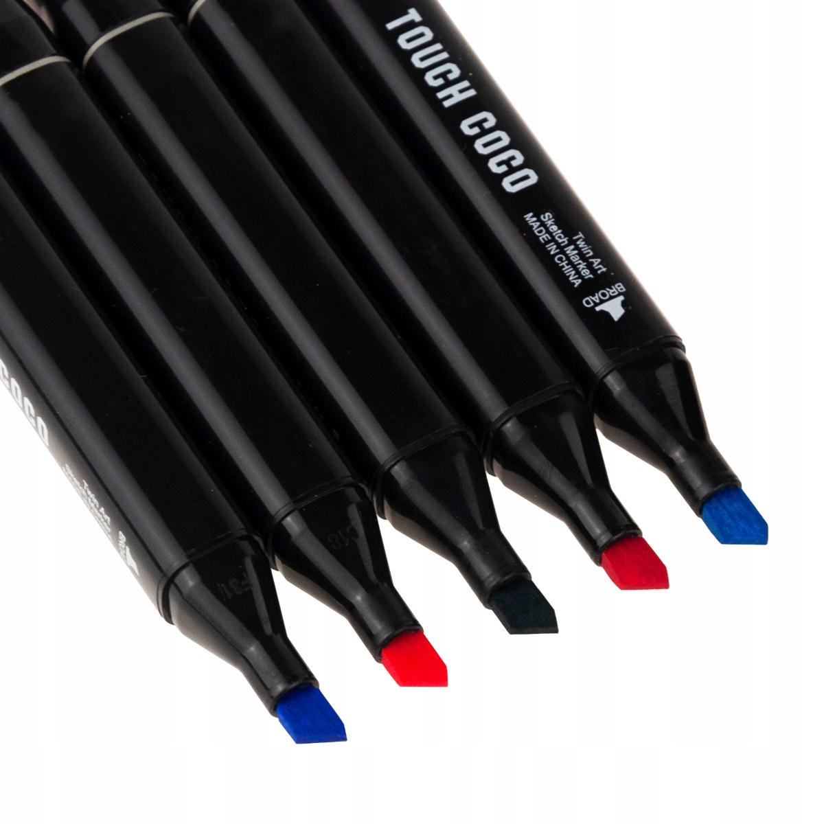 TG70310 MARKERY ALKOHOLOWE PISAKI DWUSTRONNE ZAKREŚLACZE MARKERY 168szt Marka Martom