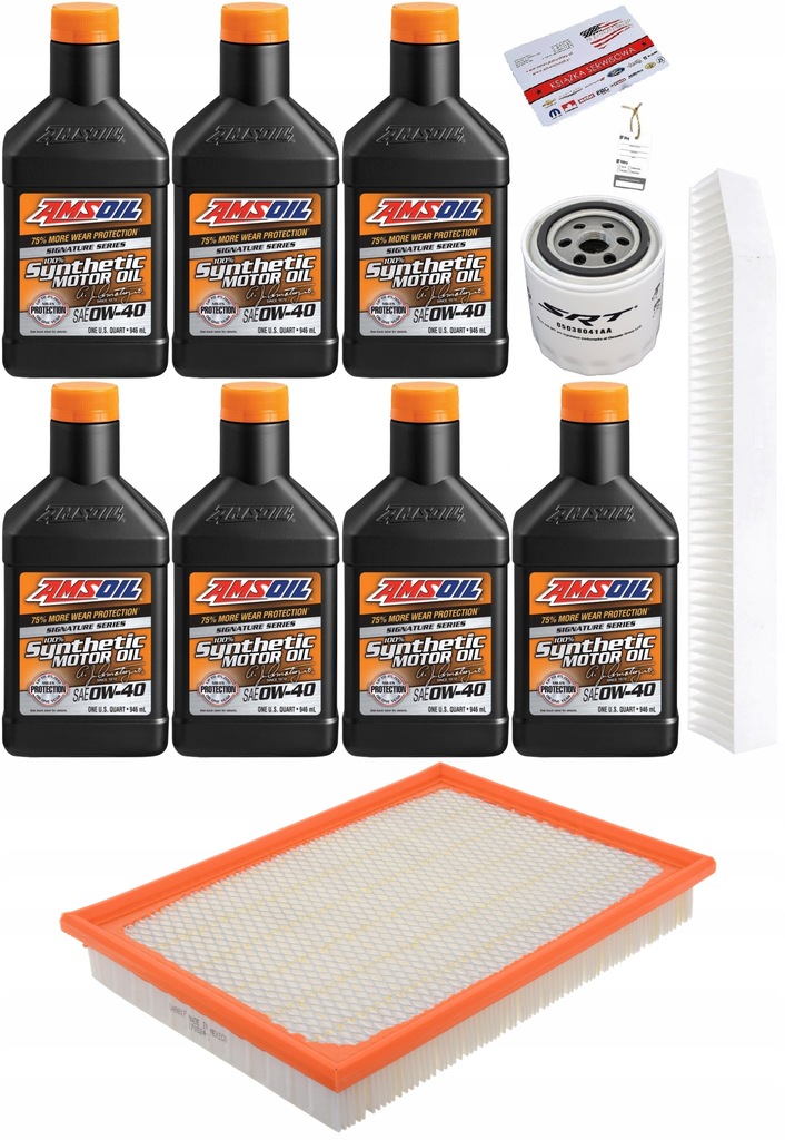 AMSOIL 0W40 + FILTRY JEEP 6,1 SRT 09-10