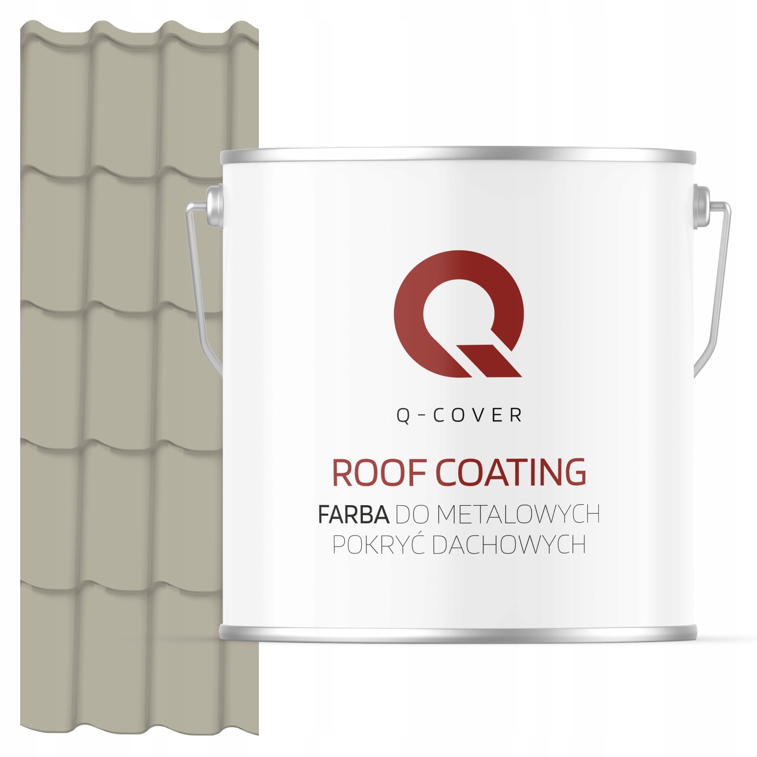 Farba Na Kovové Strechy Z Ocele Šedá Béžová Ral 7032 5 L Lesk