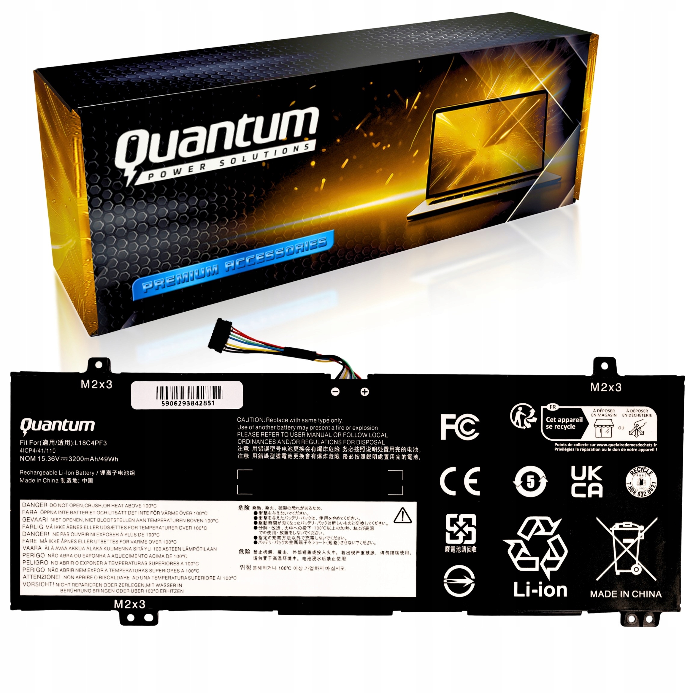 Baterie L18C4PF4 L18M4PF4 L18C4PF3 L18M4PF3 pro Lenovo IdeaPad S540 C340