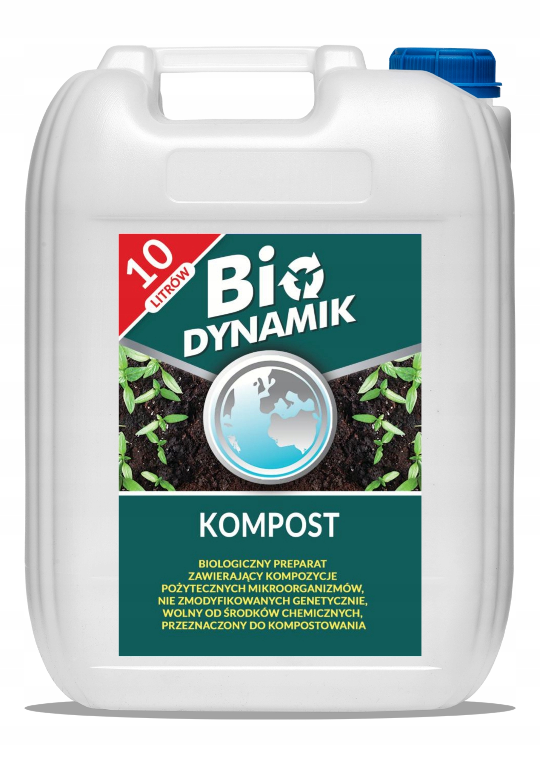 Eco-pH biodynamika kompostu mineralizácie odpadu10l