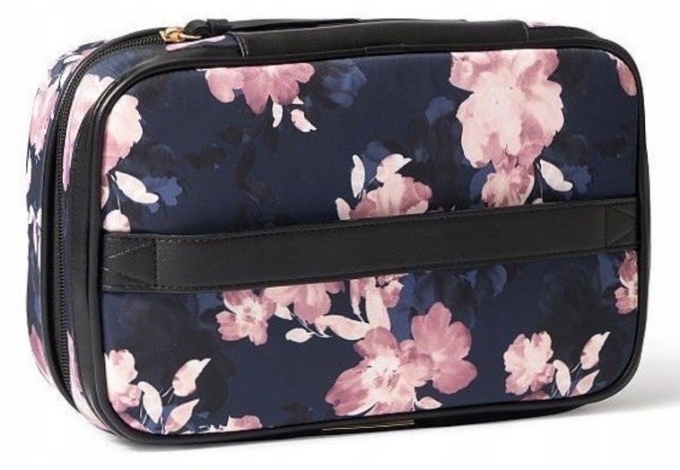 Kosmetyczka podróżna kuferek Victoria's Secret kwiaty