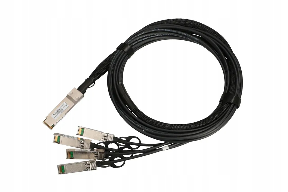 Kabel QSFP+ DAC 40Gbps do 4x 10Gbps 3m 30AWG do TP-Link