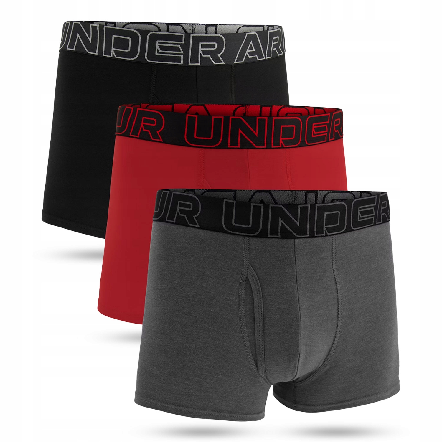 Boxerky M Ua Perf Cotton 3in-GRY