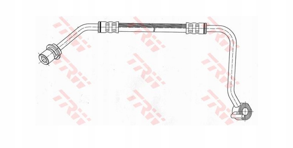 trw PHD251 тормозной шланг