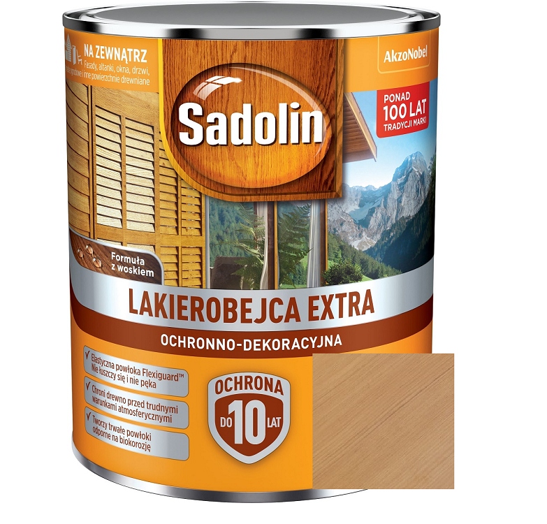 

Sadolin Extra Lakierobejca Dąb Jasny 5L