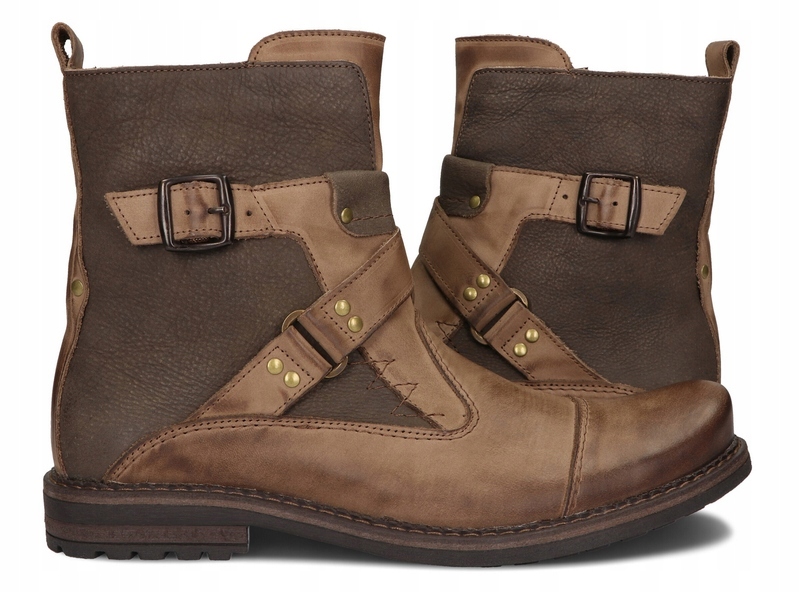 TRZEWIKI MĘSKIE BUTY MOTOCYKLOWE SKÓRA 82 BR 43 Kod producenta 82