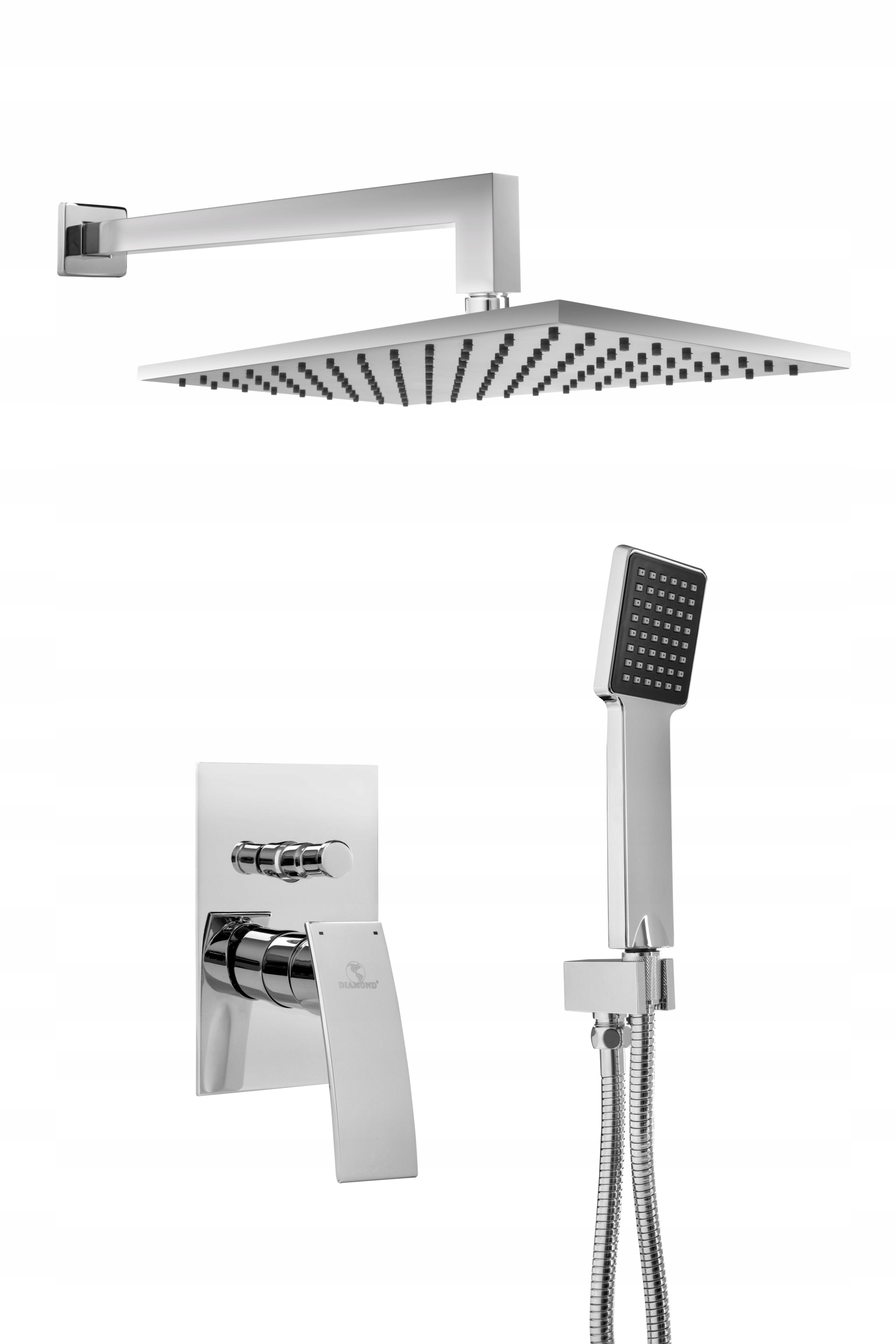 Podomietková sprchová batéria Chróm Rodos